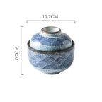 Household Dessert Japanese Ceramic Stew Bowl - Walfos® Kitchenware