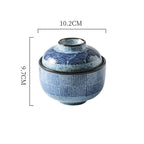 Household Dessert Japanese Ceramic Stew Bowl - Walfos® Kitchenware