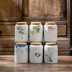 Household Hand Painted Ceramic Tea Pot - Walfos® Kitchenware