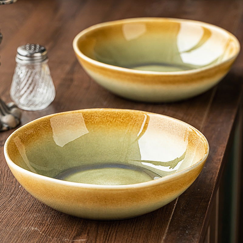 Household Japanese Retro Style Ceramic Bowl - Walfos® Kitchenware