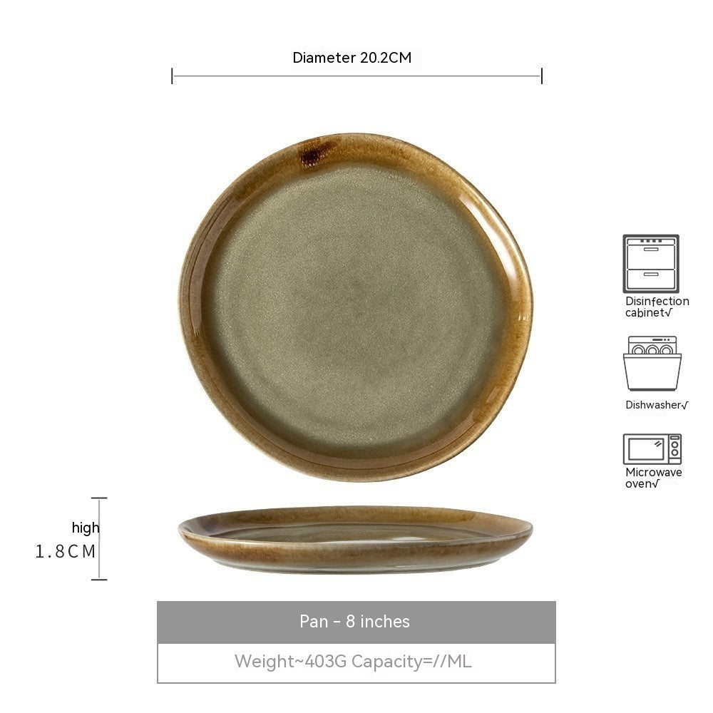 Household Japanese Retro Style Ceramic Bowl - Walfos® Kitchenware