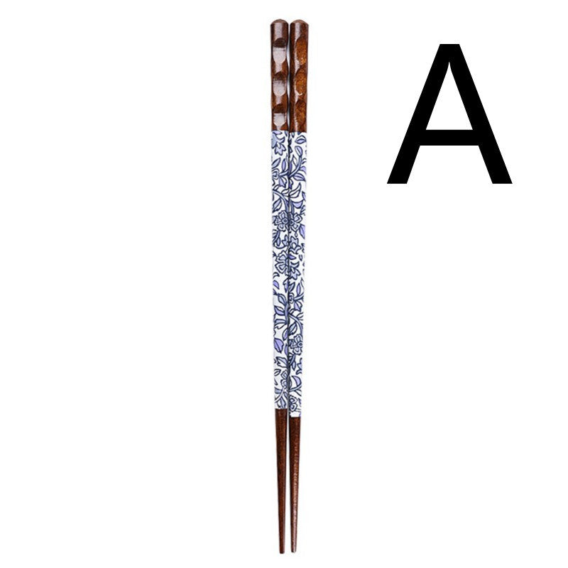 Household Japanese Style Heat Transfer Color Tortoise Shell Chopsticks - Walfos® Kitchenware