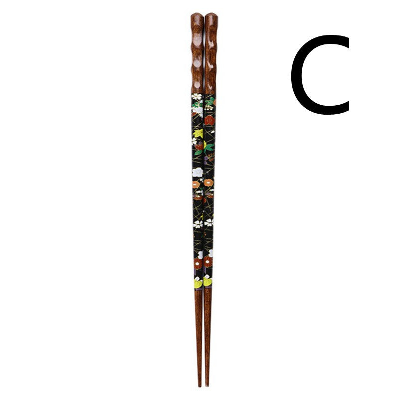 Household Japanese Style Heat Transfer Color Tortoise Shell Chopsticks - Walfos® Kitchenware