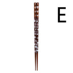 Household Japanese Style Heat Transfer Color Tortoise Shell Chopsticks - Walfos® Kitchenware