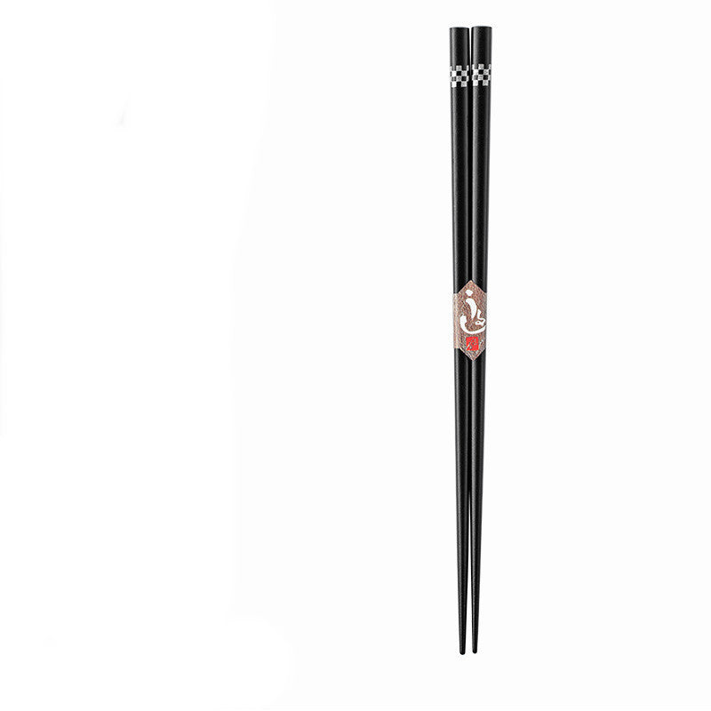 Household Japanese Style Pointed Solid Wood Chopsticks - Walfos® Kitchenware