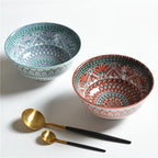 Household Japanese Underglaze Ceramic Rice Bowl - Walfos® Kitchenware