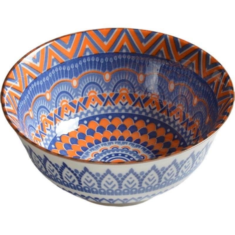 Household Japanese Underglaze Ceramic Rice Bowl - Walfos® Kitchenware