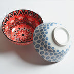 Household Japanese Underglaze Ceramic Rice Bowl - Walfos® Kitchenware