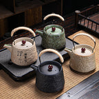 Household Retro Japanese Kung Fu Tea Set Single Pot - Walfos® Kitchenware