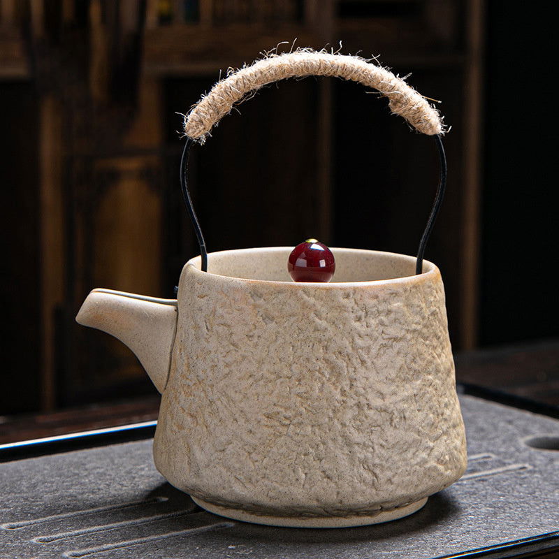 Household Retro Japanese Kung Fu Tea Set Single Pot - Walfos® Kitchenware