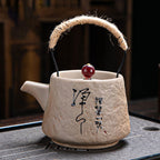 Household Retro Japanese Kung Fu Tea Set Single Pot - Walfos® Kitchenware