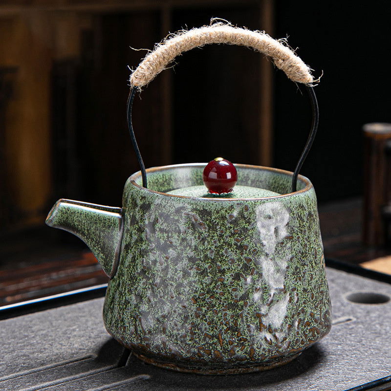 Household Retro Japanese Kung Fu Tea Set Single Pot - Walfos® Kitchenware