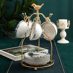 Household Simple Bone China Tea Set - Walfos® Kitchenware