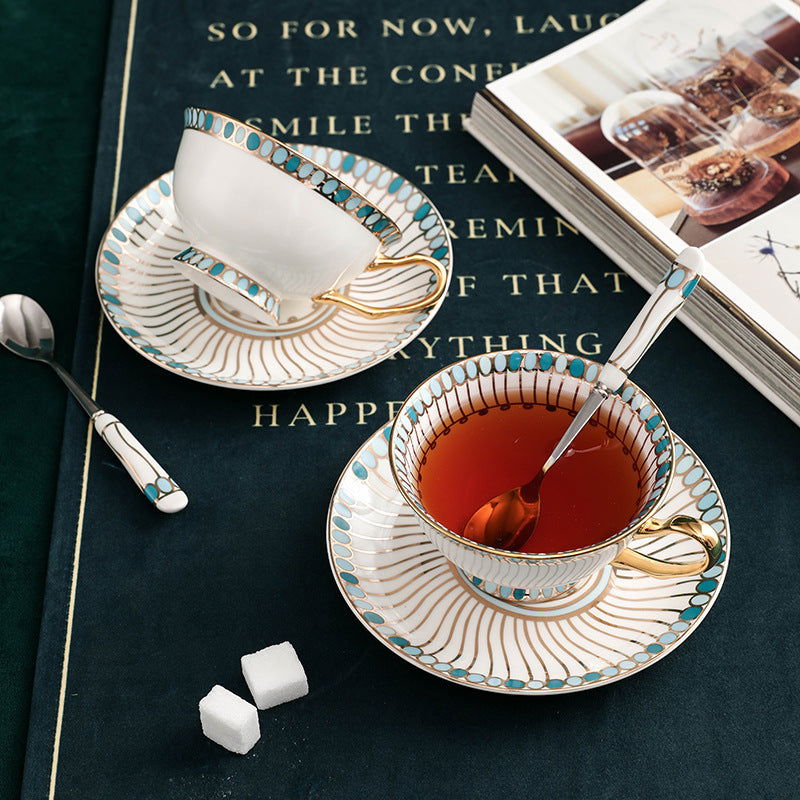 Household Simple Bone China Tea Set - Walfos® Kitchenware