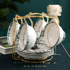 Household Simple Bone China Tea Set - Walfos® Kitchenware