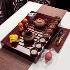 Household Tea Set, Ceramic Purple Sand Tea Brewing Set - Walfos® Kitchenware