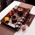 Household Tea Set, Ceramic Purple Sand Tea Brewing Set - Walfos® Kitchenware