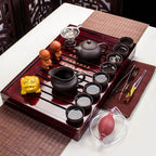 Household Tea Set, Ceramic Purple Sand Tea Brewing Set - Walfos® Kitchenware