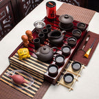 Household Tea Set, Ceramic Purple Sand Tea Brewing Set - Walfos® Kitchenware