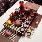 Household Tea Set, Ceramic Purple Sand Tea Brewing Set - Walfos® Kitchenware