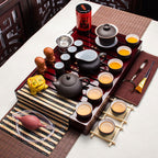 Household Tea Set, Ceramic Purple Sand Tea Brewing Set - Walfos® Kitchenware