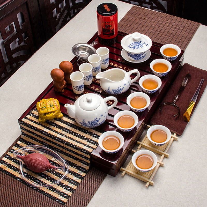 Household Tea Set, Ceramic Purple Sand Tea Brewing Set - Walfos® Kitchenware