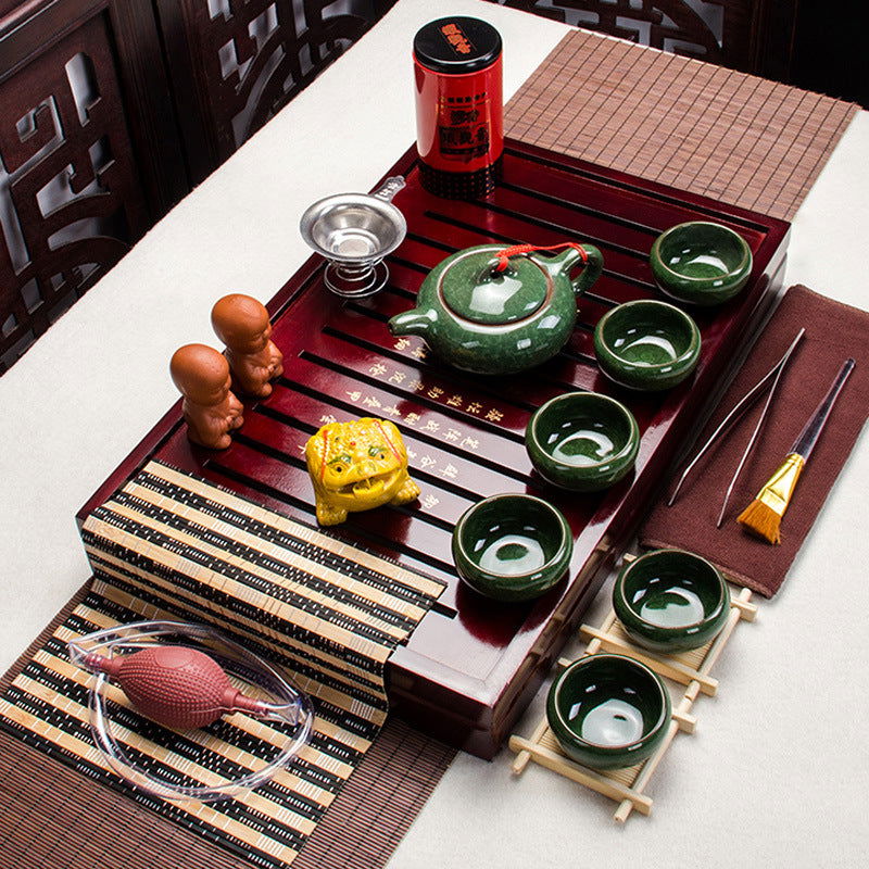 Household Tea Set, Ceramic Purple Sand Tea Brewing Set - Walfos® Kitchenware
