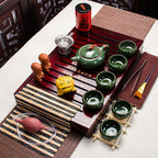 Household Tea Set, Ceramic Purple Sand Tea Brewing Set - Walfos® Kitchenware