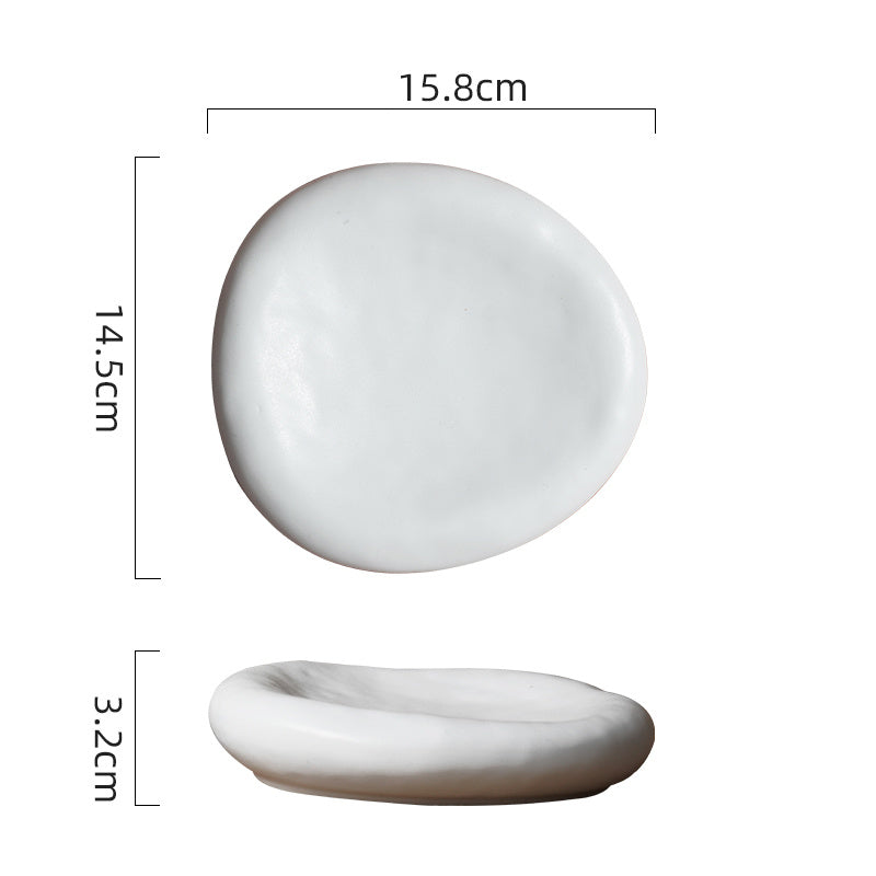 Irregular Ceramic Plate Japanese Creative - Walfos® Kitchenware