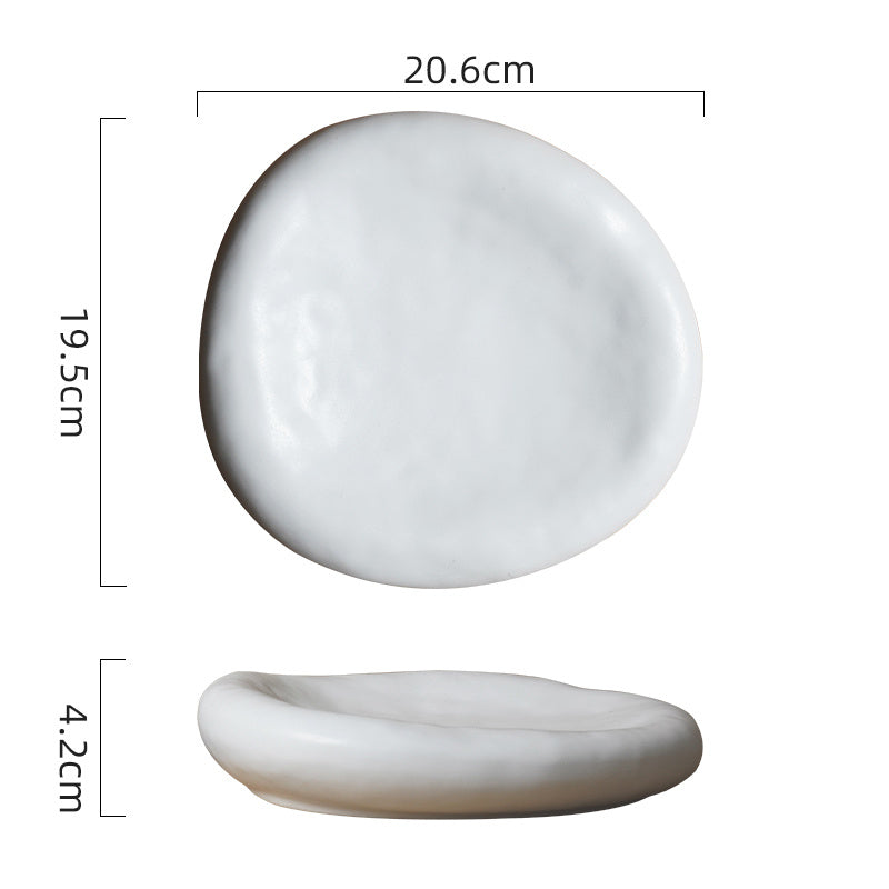 Irregular Ceramic Plate Japanese Creative - Walfos® Kitchenware
