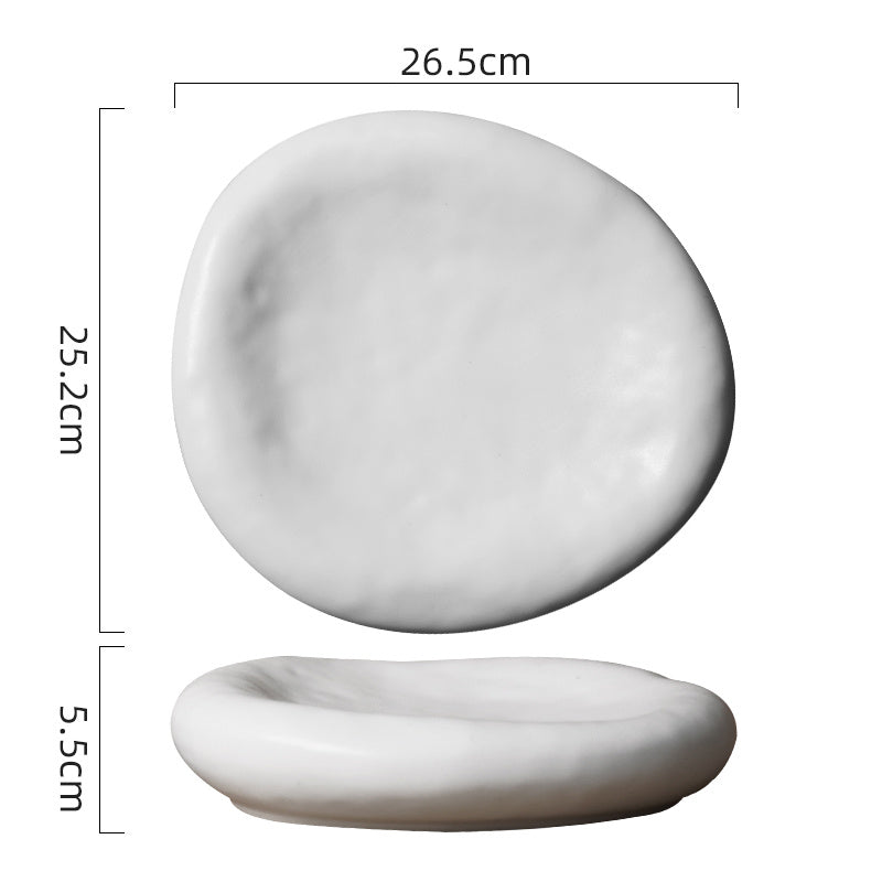 Irregular Ceramic Plate Japanese Creative - Walfos® Kitchenware