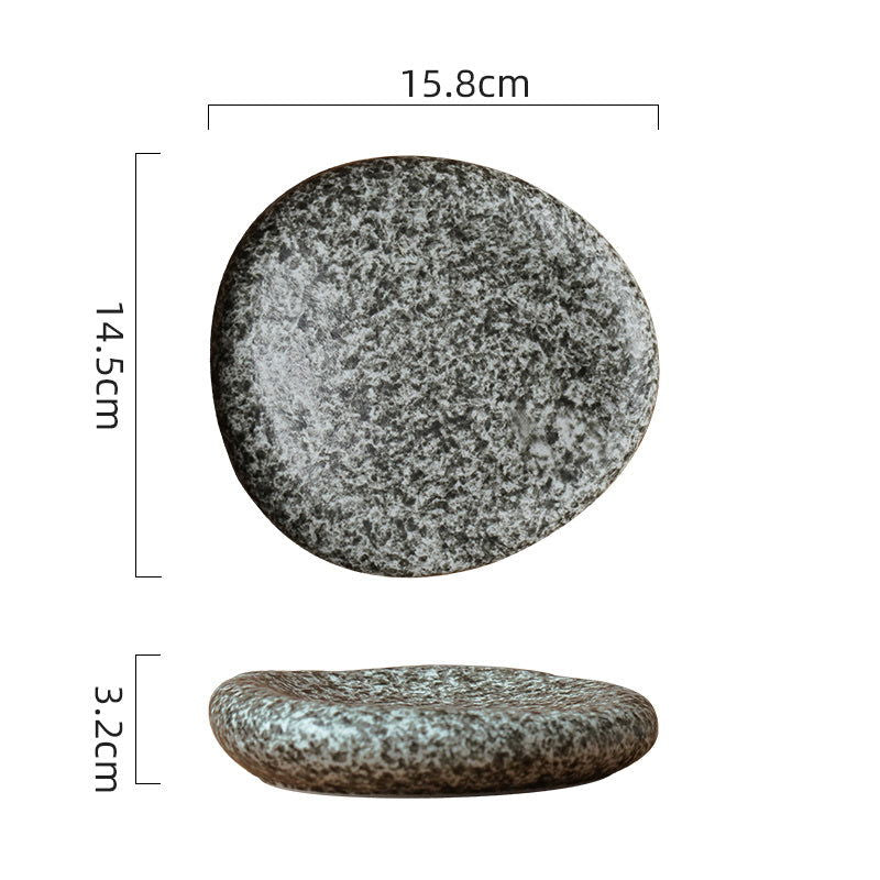 Irregular Ceramic Plate Japanese Creative - Walfos® Kitchenware