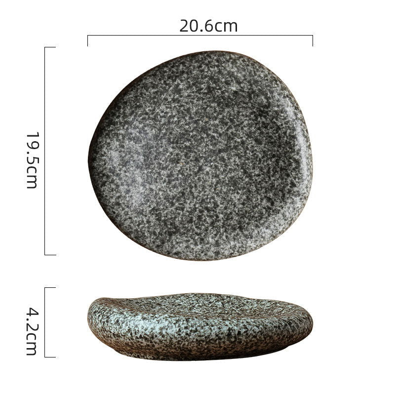 Irregular Ceramic Plate Japanese Creative - Walfos® Kitchenware