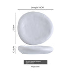 Irregular Ceramic Plate Japanese Creative Dinner Plate - Walfos® Kitchenware