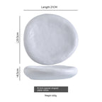 Irregular Ceramic Plate Japanese Creative Dinner Plate - Walfos® Kitchenware
