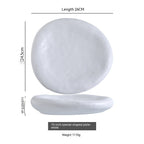 Irregular Ceramic Plate Japanese Creative Dinner Plate - Walfos® Kitchenware