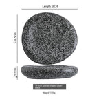 Irregular Ceramic Plate Japanese Creative Dinner Plate - Walfos® Kitchenware