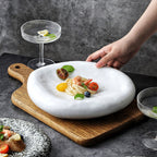 Irregular Ceramic Plate Japanese Creative Dinner Plate - Walfos® Kitchenware