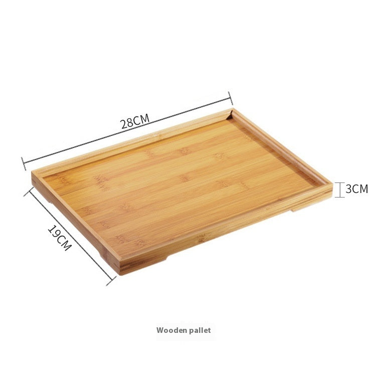 Japanese-Korean Hand-painted Ceramic Flat Plate Rectangular Plate - Walfos® Kitchenware