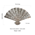 Japanese-style Ceramic Japanese Sushi Fan-shaped Meal Plate - Walfos® Kitchenware