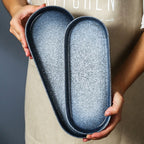Japanese-style Ceramic Rectangular Western Cuisine Plate Sushi Plate - Walfos® Kitchenware