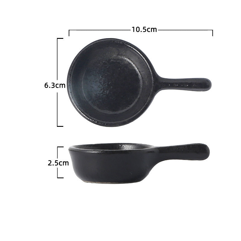 Japanese-style Ceramic Small-flavor Dish Household Soy Sauce Vinegar - Walfos® Kitchenware