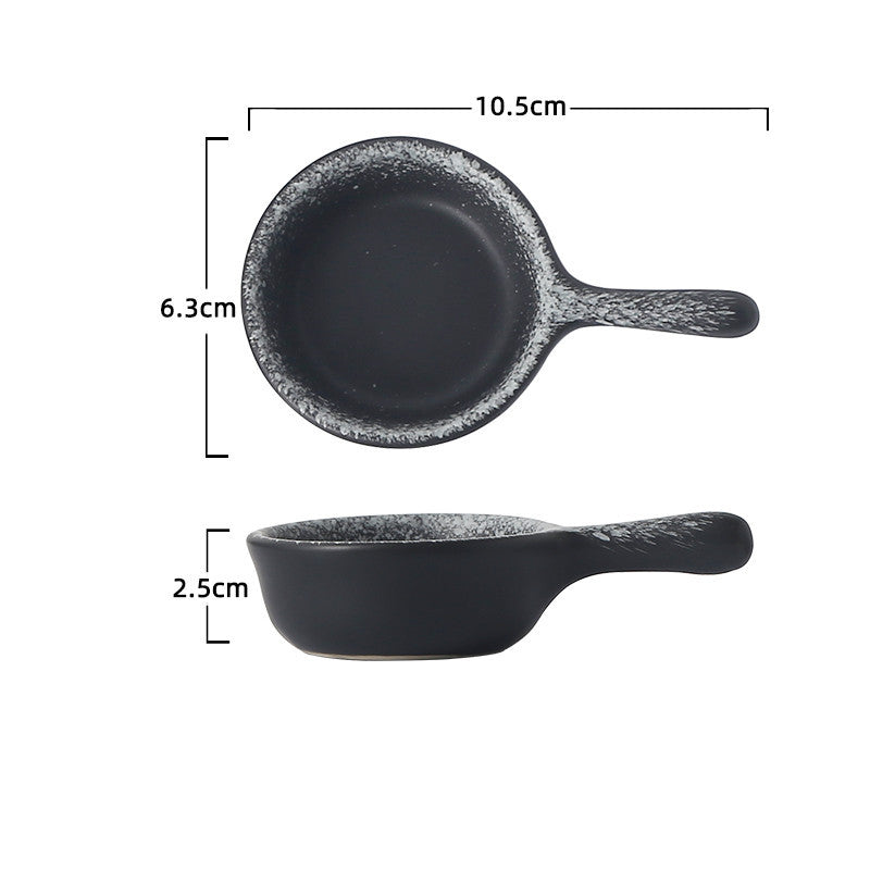 Japanese-style Ceramic Small-flavor Dish Household Soy Sauce Vinegar - Walfos® Kitchenware
