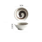 Japanese-style Ceramic Soy Sauce And Vinegar Saucer - Walfos® Kitchenware