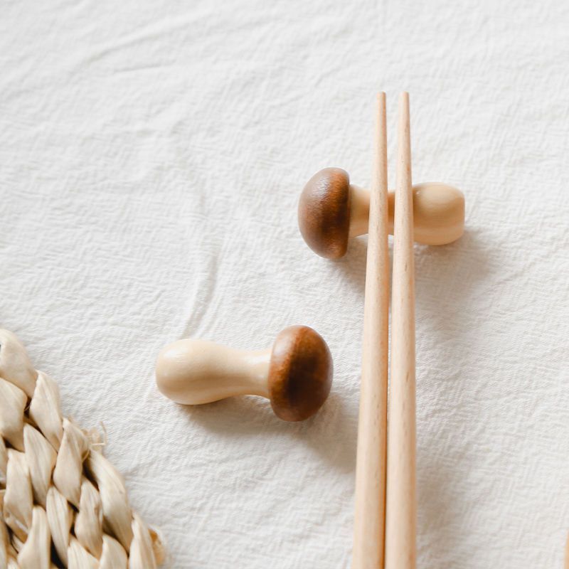 Japanese-style Cute Mushroom Chopsticks Stand - Walfos® Kitchenware