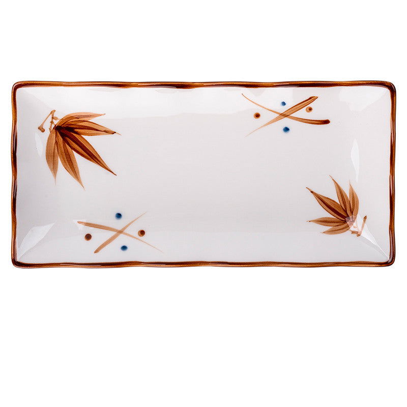 Japanese-style Dinner Plate, Household Ceramic Plate, Breakfast Plate, Tableware, Fish Plate, Sushi Plate - Walfos® Kitchenware
