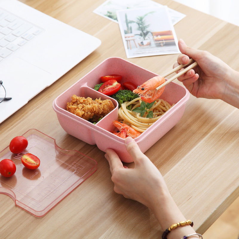 Japanese-style Student Can Microwave-separated Bento Box - Walfos® Kitchenware