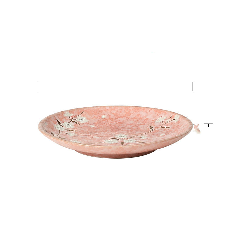 Japanese-style Tableware Plate Steak Plate Dinner Plate Flat Plate - Walfos® Kitchenware