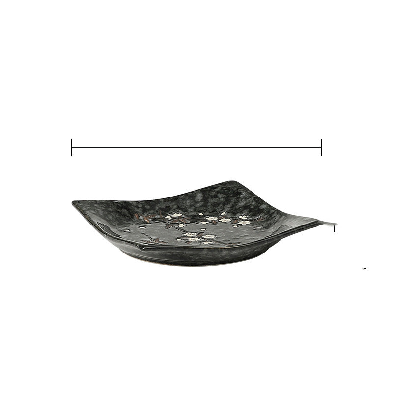 Japanese-style Tableware Plate Steak Plate Dinner Plate Flat Plate - Walfos® Kitchenware