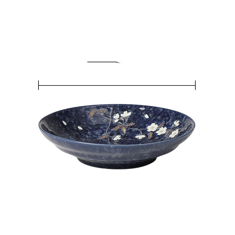 Japanese-style Tableware Plate Steak Plate Dinner Plate Flat Plate - Walfos® Kitchenware